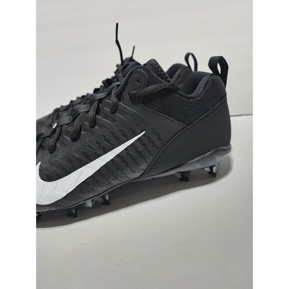 Nike Alpha Menace Pro 2 Low Football Cleats Black (CV6477-001) Men\'s Size 13.5